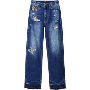 Desigual  Straight Leg Jeans DENIM XENIA 22WWDD41  Blau In Damengrößen erhältlich. EU XXS.  Jetzt DENIM XENIA 22WWDD41  von Desigual  auf Spartoo.de versandkostenfrei bestellen!