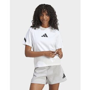 Dieses adidas T-Shirt sorgt für positiv-unbeschwerte Vibes und macht von Stadionbesuch bis City-Bummel alles noch schöner. Sein matter