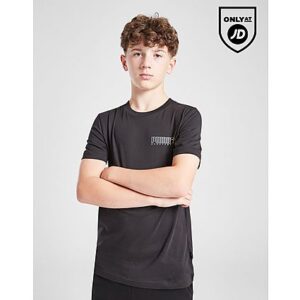 Frischen Sie Ihre Alltagskleidung mit diesem Sportswear Essential Small Logo T-Shirt für Junioren von PUMA auf. Dieses T-Shirt mit Standard-Passform in Schwarz ist aus weicher