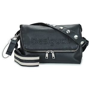 Desigual  Umhängetasche BAG HALF LOGO VENECIA 3.0 CONT  Schwarz In Damengrößen erhältlich. Einheitsgrösse.  Jetzt BAG HALF LOGO VENECIA 3.0 CONT  von Desigual  auf Spartoo.de versandkostenfrei bestellen!