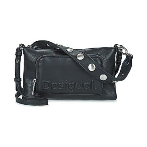 Desigual  Handtaschen MONE HALF LOGO FW24 MONICA CONT  Schwarz In Damengrößen erhältlich. Einheitsgrösse.  Jetzt MONE HALF LOGO FW24 MONICA CONT  von Desigual  auf Spartoo.de versandkostenfrei bestellen!