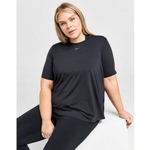 Suchen Sie nach Ihrem neuen Lieblings-T-Shirt? Dieses Dri-FIT One T-Shirt für Damen in Übergröße von Nike ist genau das Richtige für Sie. Dieses T-Shirt mit lockerer Passform in Schwarz besteht aus glattem