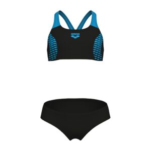 Bustier-Bikini von Arena. MaxFit Eco ist ein Bademodenstoff