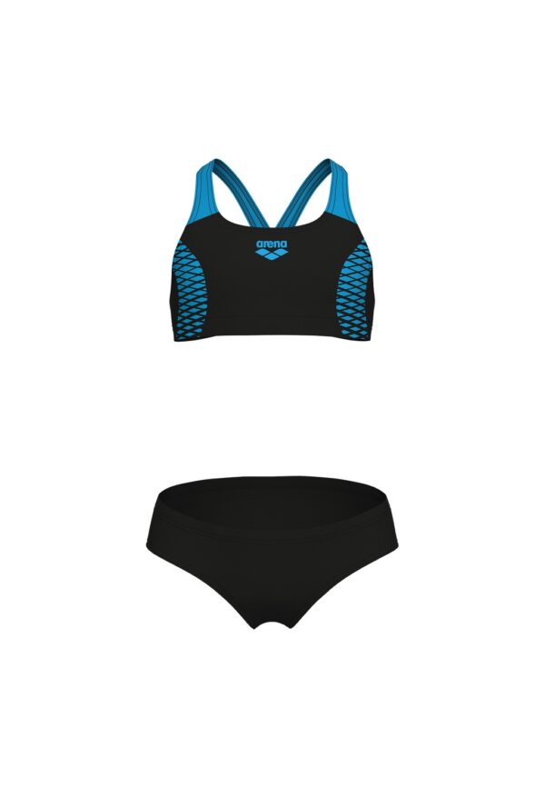 Bustier-Bikini von Arena. MaxFit Eco ist ein Bademodenstoff