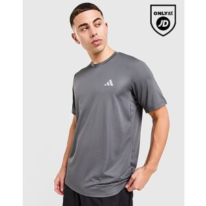 Mit dem adidas Training Essential T-Shirt für Herren kannst du Vollgas geben. Das leichte Fitness-T-Shirt in der Farbe Grey Five besteht aus recyceltem Polyester und bietet mit Mesh-Einsätzen und AEROREADY-Technologie kühlen Tragekomfort. Es verfügt über einen Rundhalsausschnitt