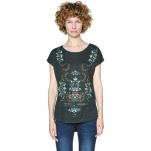 Desigual  Poloshirt 22055  Grau In Damengrößen erhältlich. EU XS.  Jetzt 22055  von Desigual  auf Spartoo.de versandkostenfrei bestellen! 5% Rabatt mit Code: JUNI24SPDE5