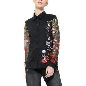 Desigual  Langarmshirt 19649  Schwarz In Damengrößen erhältlich. EU XS.  Jetzt 19649  von Desigual  auf Spartoo.de versandkostenfrei bestellen!