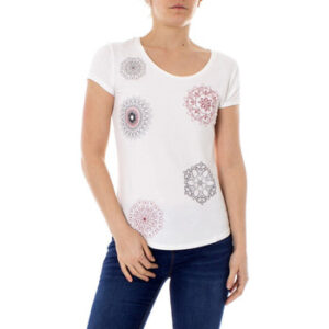 Desigual  Poloshirt 27467  Weiss In Damengrößen erhältlich. EU XS.  Jetzt 27467  von Desigual  auf Spartoo.de versandkostenfrei bestellen!