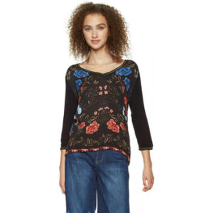 Desigual  Langarmshirt 33723  Schwarz In Damengrößen erhältlich. EU S.  Jetzt 33723  von Desigual  auf Spartoo.de versandkostenfrei bestellen!