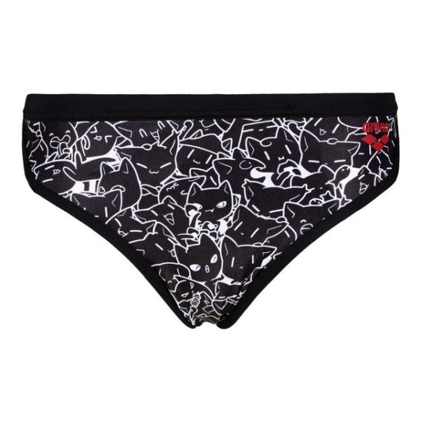 Hochwertige Jungen-Badeslips von ARENA mit ausgezeichneten Trageeigenschaften und coolem Katzen-Design.Hochwertige Funktionen und einen einzigartigen Look vereint der Kitties JR Brief von ARENA in sich. Dank ihrer Langlebigkeit