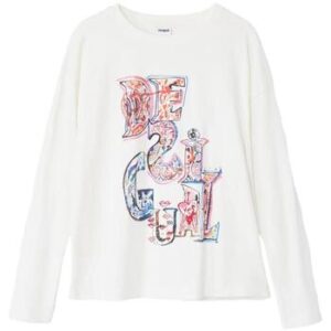 Desigual  T-Shirt für Kinder -  Weiss In Mädchengrößen erhältlich 10 Jahre.  Jetzt -  von Desigual  auf Spartoo.de versandkostenfrei bestellen!