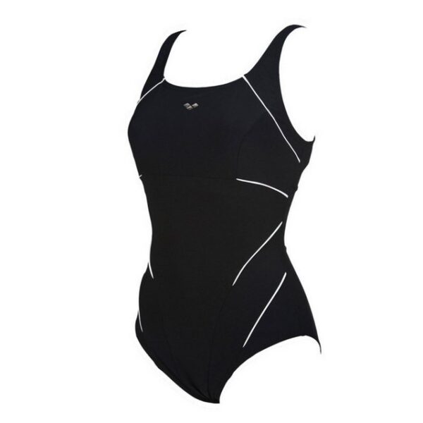 arena Badeanzug Damen Jewel Bodylift.arena Badeanzug W Jewel One Piece für Damen mit Sensitiv Fit. Sensitiv Fit von arena ist das figurformende Material aus der Bodylift-Serie. Es ist angenehm im Griff und gibt ein gutes Tragegefühl. Der Badeanzug hat einen  hochgeschlossenern Rücken