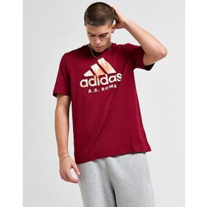 Feiere Giallorossi mit dem adidas AS Roma Seasonal Graphic T-Shirt für Herren. Dieses Regular-Fit Oberteil in der Vereinsfarbe Burgunder ist aus weicher Single-Jersey-Baumwolle gefertigt und sorgt für maximalen Tragekomfort beim Anfeuern. Es besitzt einen gerippten Rundhalsausschnitt und kurze Ärmel für einen zeitlosen Look