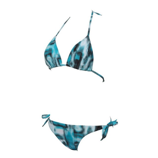 arena Tringle Bikini Damen Allover Wire ZweiteilerDiese klassische Sommersilhouette ist im Urlaub in der Sonne immer ein Favorit. Unser Allover Triangle-Bikini kommt mit lebhaften Prints