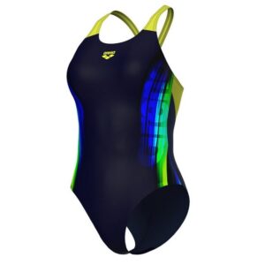 arena Breath Badeanzug V Back für DamenDer super dehnbare und stylische arena Breath V Back Bustier Badeanzug ist Teil der äusserst bequemen arena Feel Produktlinie und sitzt wie eine zweite Haut. Er ist perfekt für Fitness- und Freizeit-Schwimmerinnen