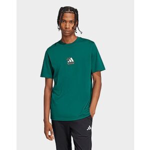 Dieses adidas T-Shirt macht Appetit auf Style. Durch das weiche Baumwollmaterial ist es superbequem und lässig. Die Grafik auf der Rückseite feiert die Freude an Comfort-Food und ist perfekt für Feinschmecker_innen und Pizza-Fans._• Dieses Model ist 187 cm groß und trägt Größe 50._• Regulär geschnitten_• Rundhalsausschnitt_• 100 % Baumwolle_• Mehrfarbiges 3-Streifen Logo als Siebdruck auf der Brust