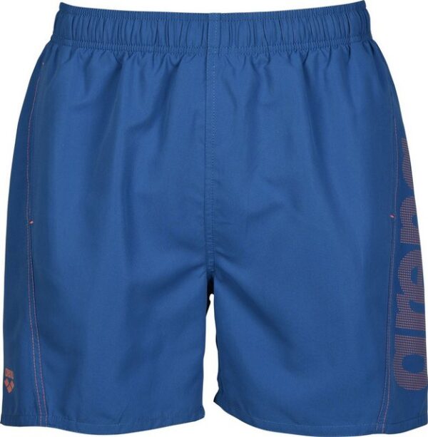 Arena - Herren Badehose - Boxer Fundamentals Logo - Blau Die extrem bequeme arena Badehose Boxer Fundamentals Logo ist ideal geeignet fürs Schwimmbad und den Strand. Das äußerst weiche und schnelltrocknende Material sorgt für ein angenehmes Tragegefühl. Ausgestattet mit Seitentaschen und eingearbeitetem Innenslip aus weichem Netzstoff. Über den innenliegenden Kordelzug lässt sie sich leicht anpassen