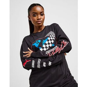 Rep some racing-inspired style with this women's Motorsport Graphic T-Shirt from PUMA. In a Black colourway