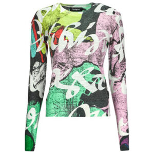 Desigual  Pullover FOTINBLACK PULL  Multicolor In Damengrößen erhältlich. EU XXL.  Jetzt FOTINBLACK PULL  von Desigual  auf Spartoo.de versandkostenfrei bestellen!