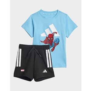 Dieses adidas Set für Babys und Kleinkinder sorgt für Spidey Feeling. Mit den Spider-Man Grafiken auf der Vorderseite des T-Shirts ist der beliebte Superheld bei den Abenteuern des Alltags immer mit am Start. Die passenden Shorts bieten volle Bewegungsfreiheit - perfekt für deinen kleinen Wirbelwind._• Regulär geschnitten_• Gerippter Rundhalsausschnitt_• 100 % Baumwolle_• Mittelhoher Bund_• Elastischer Bund mit Kordelzug_• Marvel Spider-Man-Grafiken_• Marvel