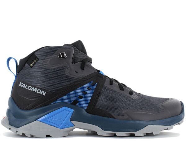 100% Original Salomon !  Herstellerfarbe:  Magnet / Black / Blithe   Obermaterial:  Mesh - Textil - Synthetik   Zustand:  Neu  und  Originalverpackt         Mit seinem modernen athletischen Look setzt der X RAISE auf Stabilität