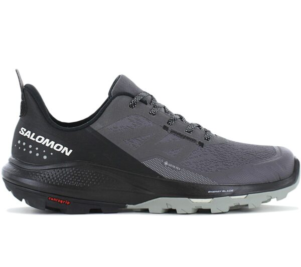 100% Original Salomon !  Herstellerfarbe:  Magnet / Black / Wrought Iron   Obermaterial:  Mesh / Synthetik   Zustand:  Neu  und  Originalverpackt         Ein umfassend ausgestatteter Trekking-Schuh