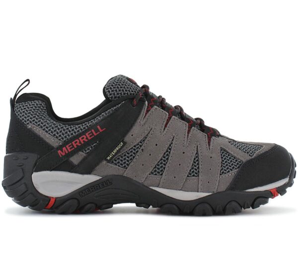 100% Original Merrell !  Herstellerfarbe:  Charcoal / Carbon   Obermaterial:  Leder - Mesh   Zustand:  Neu  und  Originalverpackt         Die Accentor 2 Vent Waterproof Wanderschuhe werden Ihnen mit Sicherheit einen komfortablen und trockene Wanderung ermöglichen! Ob sie jetzt auf einer normalen Straße