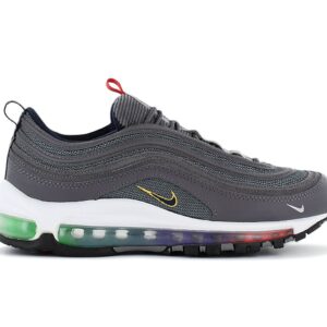 100% Original Nike !  Herstellerfarbe:  Lt Graphite / Obsidian Black   Obermaterial:  Textil / Synthetik   Zustand:  Neu  und  Originalverpackt         Der Nike Air Max 97 ist der Schuh