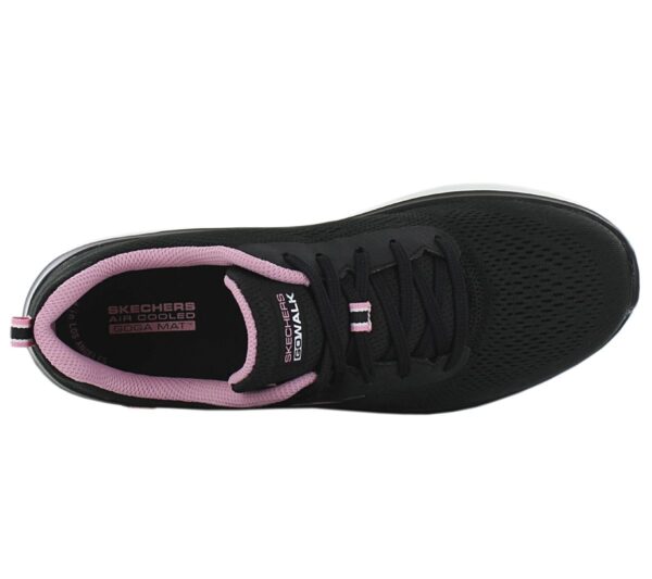 Skechers GO WALK Hyper Burst - Space Insight - Damen Schuhe Schwarz 124578-BKPK<br> SKECHERS GO WALK HYPER BURST</br> - Image 3