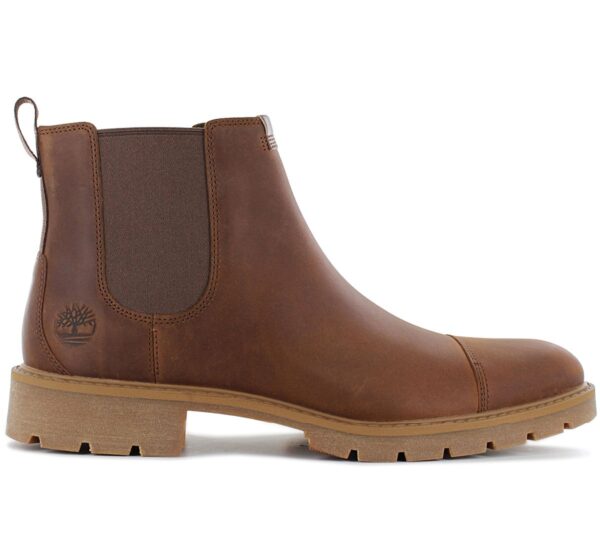 100% Original Timberland !  Herstellerfarbe:  Rust / Full-Grain Leather   Obermaterial:  Leder   Zustand:  Neu  und  Originalverpackt         Klassische Chelsea-Herrenstiefel mit einer Ziernaht an der Zehenkappe und umweltfreundlichem Gummi in der Sohle. Stretcheinsätze erleichtern das An- und Ausziehen und das komfortable Fußbett aus Memory-Foam passt sich der Form des Fußes an.     Das Textilfutter sorgt für ein angenehmes Tragegefühl.       Premium-Vollnarbenleder von einer nachhaltigen LWG-geprüften Gerberei mit Silberprädikat.   Fußbett mit Memory-Foam.  Strapazierfähiges ReBOTL Futter.  Elastische Seiteneinsätze erleichten das an- und ausziehen.   Timberland Markenlogo.  Haltgebende Laufsohle mit Gummiprofil.