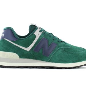 100% Original New Balance !  Herstellerfarbe:  Green / Navy   Obermaterial:  Leder - Textil   Zustand:  Neu  und  Originalverpackt         Der New Balance ML574 ist der perfekte Freizeit-Sneaker. Durch seinen frischen und robusten Look ein echter Hingucker. Weiterhin verschafft die komfortable EVA-Zwischensohle und die robuste Gummi-Außensohle ein angenehmes Tragegefühl.      Gepolsterter Einstieg.  Verstärkter Fersenbereich durch externen Fersenstabilisator.  Sportliches Design.  Leicht Profilierte Laufsohle.  Perforationen sorgen für Atmungsaktivität.  Dämpfende EVA Zwischensohle.  Logo an Zunge