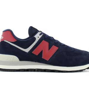 100% Original New Balance !  Herstellerfarbe:  Navy / Red   Obermaterial:  Leder   Zustand:  Neu  und  Originalverpackt         Der New Balance ML574 ist der perfekte Freizeit-Sneaker. Durch seinen frischen und robusten Look ein echter Hingucker. Weiterhin verschafft die komfortable EVA-Zwischensohle und die robuste Gummi-Außensohle ein angenehmes Tragegefühl.      Gepolsterter Einstieg.  Verstärkter Fersenbereich durch externen Fersenstabilisator.  Sportliches Design.  Leicht Profilierte Laufsohle.  Perforationen sorgen für Atmungsaktivität.  Dämpfende EVA Zwischensohle.  Logo an Zunge