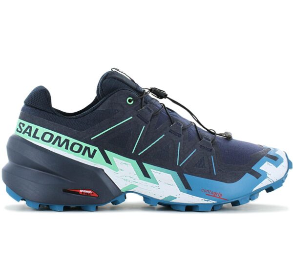 100% Original Salomon !  Herstellerfarbe:  Carbon / Tahitian Tide / White   Obermaterial:  Mesh - Synthetik   Zustand:  Neu  und  Originalverpackt         Mit der 6. Edition des Kult-Trail-Laufschuhs wird Perfektion neu definiert. Der leichte