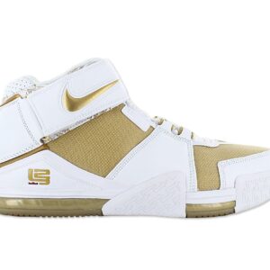 100% Original Nike !  Herstellerfarbe:  White / Varsity Crimson - Metallic Gold   Obermaterial:  Leder / Mesh   Zustand:  Neu  und  Originalverpackt         Dieser exklusive Schuh