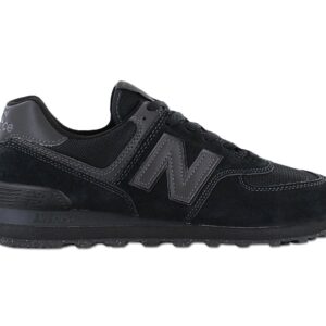 100% Original New Balance !  Herstellerfarbe:  Core Black   Obermaterial:  Leder - Textil   Zustand:  Neu  und  Originalverpackt         Der New Balance ML574 ist der perfekte Freizeit-Sneaker. Durch seinen frischen und robusten Look ein echter Hingucker. Weiterhin verschafft die komfortable EVA-Zwischensohle und die robuste Gummi-Außensohle ein angenehmes Tragegefühl.      Gepolsterter Einstieg.  Verstärkter Fersenbereich durch externen Fersenstabilisator.  ENCAP-Mittelsohlendämpfung aus weichem Schaummaterial.  Mesh an Schuhblatt