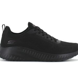 100% Original Skechers !  Herstellerfarbe:  Black   Obermaterial:  Textil - Mesh   Zustand:  Neu  und  Originalverpackt         Der BOBS from Skechers? BOBS Squad Chaos - Face Off überzeugt mit sportgerechtem Stil und einem bequemen Tragegefühl. Dieser modische Schnürschuh verfügt über ein Obermaterial aus Funktionsmesh und eine gepolsterte Memory Foam Einlegesohle.       Obermaterial aus Funktionsmesh mit Schnürfront.  Sportlich-modischer Sneaker.  Gepolsterte Skechers Memory-Foam Komfort - Einlegesohle.  Anatomisch geformte