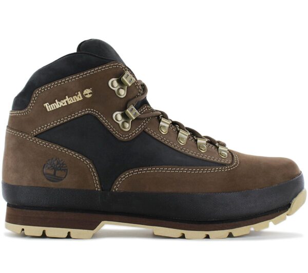 100% Original Timberland !  Herstellerfarbe:  Dark Brown Nubuck   Obermaterial:  Leder - Textil   Zustand:  Neu  und  Originalverpackt         Die Timberland Euro Hiker sind für unebenes Gelände konzipiert dank einer Sohle und Gummispitze