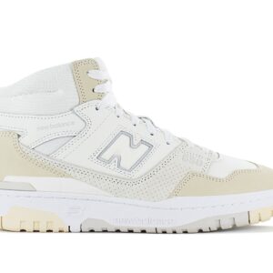 100% Original New Balance !  Herstellerfarbe:  Beige / Macadamia Nut   Obermaterial:  Leder   Zustand:  Neu  und  Originalverpackt         Mit der neuen 650er-Silhouette präsentiert New Balance ein High-Top Pendant zum extrem beliebten 550. Während das Sportschuh-Design der 1980er auf funktionale Unterstützung und Statement-Proportionen ausgerichtet war