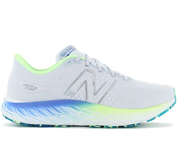 100% Original New Balance !  Herstellerfarbe:  Quartz Grey / Bright Lapis / Bleached Lime Glo   Obermaterial:  Mesh / Synthetik   Zustand:  Neu  und  Originalverpackt         Das Obermaterial des New Balance Laufschuhs besteht aus atmungsaktivem Mesh