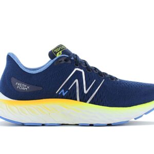 100% Original New Balance !  Herstellerfarbe:  Blau / Weiß / Gelb   Obermaterial:  Mesh / Synthetik   Zustand:  Neu  und  Originalverpackt         Das Obermaterial des New Balance Laufschuhs besteht aus atmungsaktivem Mesh