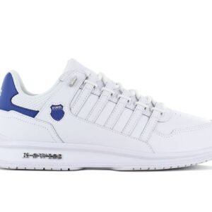 100% Original K-Swiss !  Herstellerfarbe:  White / Classic Blue    Obermaterial:  Leder - Synthetik   Zustand:  Neu  und  Originalverpackt         Der Rinzler GT ist die überarbeitete Neuauflage des Bestsellers Rinzler. Leisten und Proportionen wurden nochmals verbessert