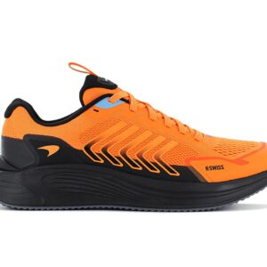 100% Original K-Swiss !  Herstellerfarbe:  Papaya / Black   Obermaterial:  Mesh / Textil   Zustand:  Neu  und  Originalverpackt         Der Aero Active x McLaren verbindet Sportlichkeit mit Luxus und ermöglicht es Ihnen