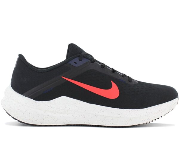 100% Original Nike !  Herstellerfarbe:   Black / Bright Crimson   Obermaterial:  Mesh - Synthetik   Zustand:  Neu  und  Originalverpackt         Der Schuh mit neutralem Support