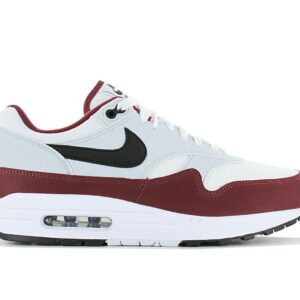 100% Original Nike !  Herstellerfarbe:  White / Black - Dark Team Red   Obermaterial:  Leder - Textil   Zustand:  Neu  und  Originalverpackt          Nike Air Max 1 Sneakers