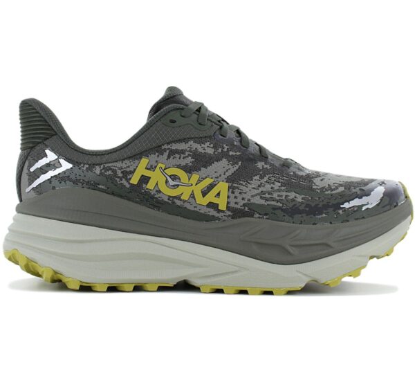 100% Original HOKA !  Herstellerfarbe:  Olive Haze / Forest Cover   Obermaterial:  Mesh / Synthetik   Zustand:  Neu  und  Originalverpackt       Die Hoka Stinson 7 Trailrunning Schuhe für Herren zeichnen sich durch ihre Vielseitigkeit aus. Der Stinson ist gemacht