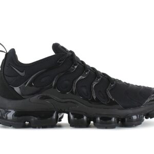 100% Original Nike !  Herstellerfarbe:  Black / Black   Obermaterial:  Mesh - Synthetik   Zustand:  Neu  und  Originalverpackt         Mit dem Nike Air Vapormax plus schafft Nike einen weiteren Hybrid der es in sich hat. Der Upper vom klassischen Air Max Plus TN gepaart mit den perfekten Laufeigenschaften des Vapormax überzeugt auf ganzer Linie.       Stabilisierende Overlays an Zehen und Ferse.  Durchgehende