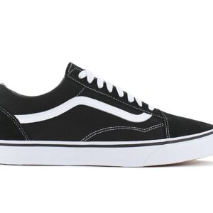 100% Original VANS !  Herstellerfarbe:  Black / White   Obermaterial:  Suede-Leder / Canvas   Zustand:  Neu  und  Originalverpackt         Der Old Skool mit einem Obermaterial aus strapazierfähigem Suede-Leder und Canvas ist eine Hommage an die Tradition von VANS