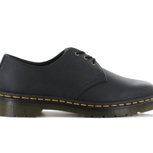 100% Original Dr. Martens !  Herstellerfarbe:  Black   Obermaterial:  Veganes Leder   Zustand:  Neu  und  Originalverpackt         Der klassische Unisex 3-Loch Schuh ? 100 % Vegan.     Das schwarze Felix Rub Off ist ein hochglänzendes Synthetikmaterial mit edlem Tragegefühl und einem dezenten zweifarbigen Finish. Doch trotzdem ist dieser Unisex-Schuh durch und durch ein Doc Martens