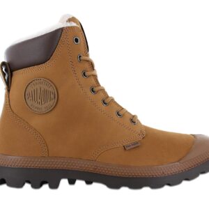 100% Original Palladium !  Herstellerfarbe:  MAHOGANY / CHOCOLATE   Obermaterial:  Bestes Leder   Zustand:  Neu  und  Originalverpackt         Setze deinen Style mit dem Pampa Sport Cuff WPS Boot bei jedem Wetter in Szene. Wasserfestes Premium-Nubukleder und ein Futter aus 100% Wolle sorgen für einen eleganten und modernen Look