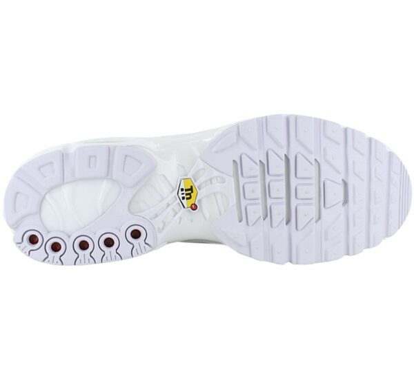 Nike Air Max Plus TN Leather - Triple White - Herren Sneakers Schuhe AJ2029-100<br> NIKE AIR MAX PLUS</br> - Image 4